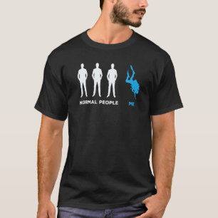 Camiseta Incrível Pessoas Normais Eu Snorkeler Mergulhador
