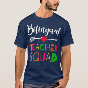 Camiseta Incrível Professor Bilíngue Colega Engraçado da Es