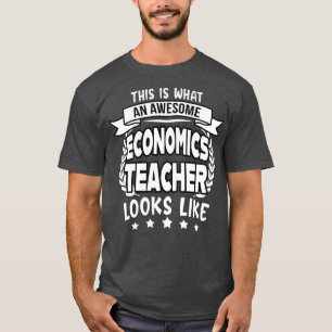 Camiseta Incrível professor de economia presente engraçado
