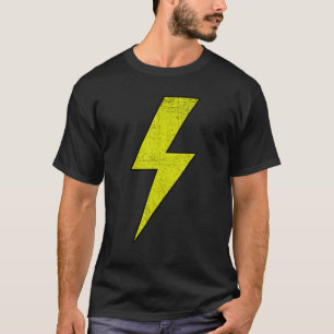 Camiseta Incrível Retro Frente & Verso PRETO & AMARELO Ligh