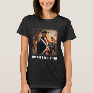 Camiseta Incrível Revolução Patriótica Trump 2024 President