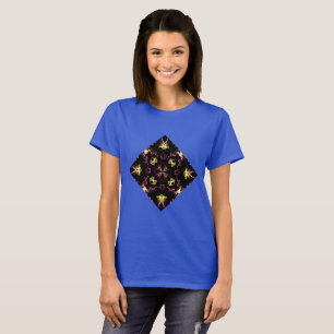 Camiseta Incrível, Rosa e Amarelo Mandala
