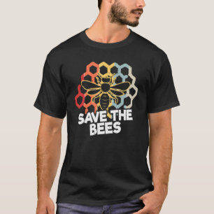 Camiseta Incrível Salve As Abelhas Abelhas Abelhas