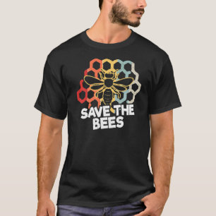 Camiseta Incrível Salve As Abelhas Abelhas Abelhas