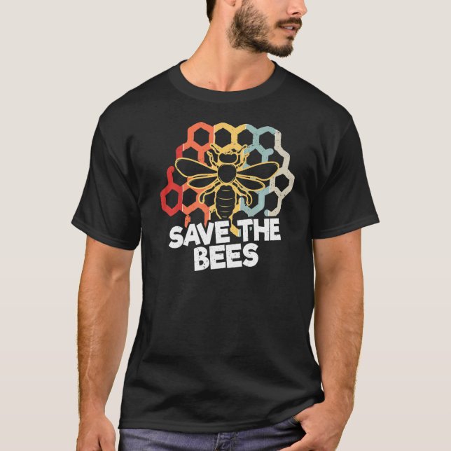 Camiseta Incrível Salve As Abelhas Abelhas Abelhas (Frente)