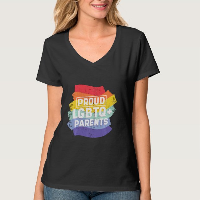 Camiseta Incrível Seja Você Lgbtq Orgulhoso Pais Rainbow Pr (Frente)