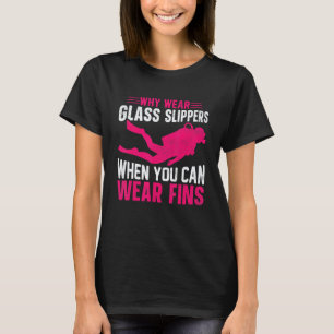 Camiseta Incrível Snorkeler de Águas Profundas Profundas de