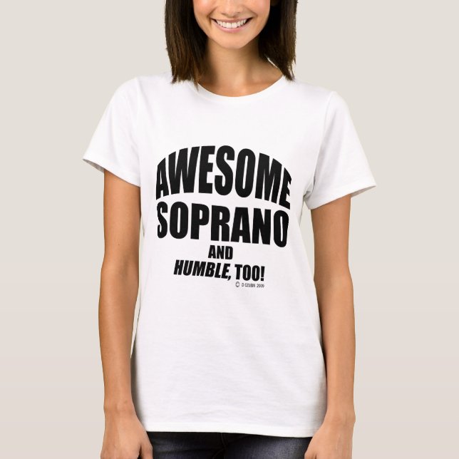 Camiseta Incrível Soprano (Frente)