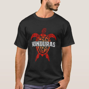 Camiseta Incrível Tartaruga Marinha Tribal Surfista Hondura