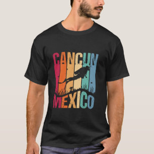 Camiseta Incrível Viagem de Mergulho em Cancun México Féria