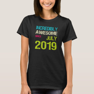 Camiseta Incrivelmente Incrível Desde Aniversário De Julho