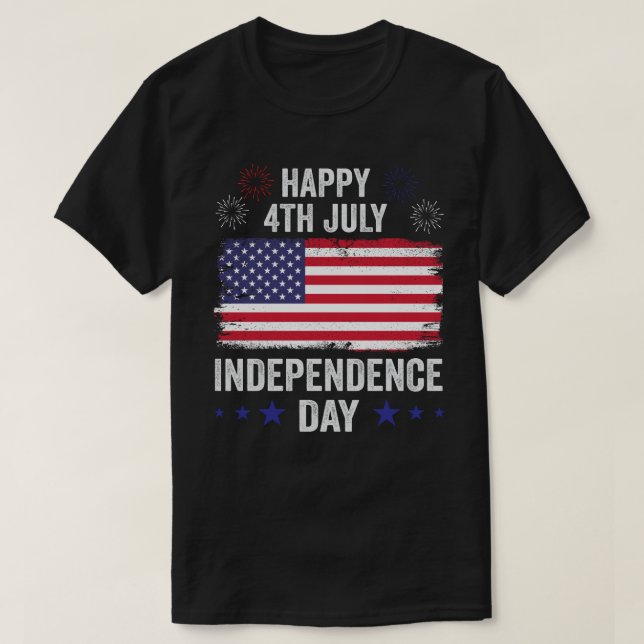 Camiseta Independence Day, Patriotic Shirt independence day (Frente do Design)