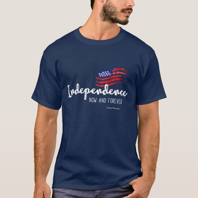 Camiseta Independência 4 de julho (Frente)