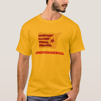 Camiseta Independência Catalan (homens/unisex)