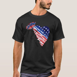 Camiseta Independência Da América deus abençoe 4 De Julho P