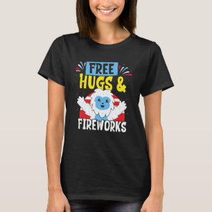 Camiseta Independência Da América Free Hugs & Fireworks 4º