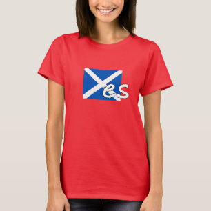 Camiseta Independência de Scotland: A bandeira escocesa