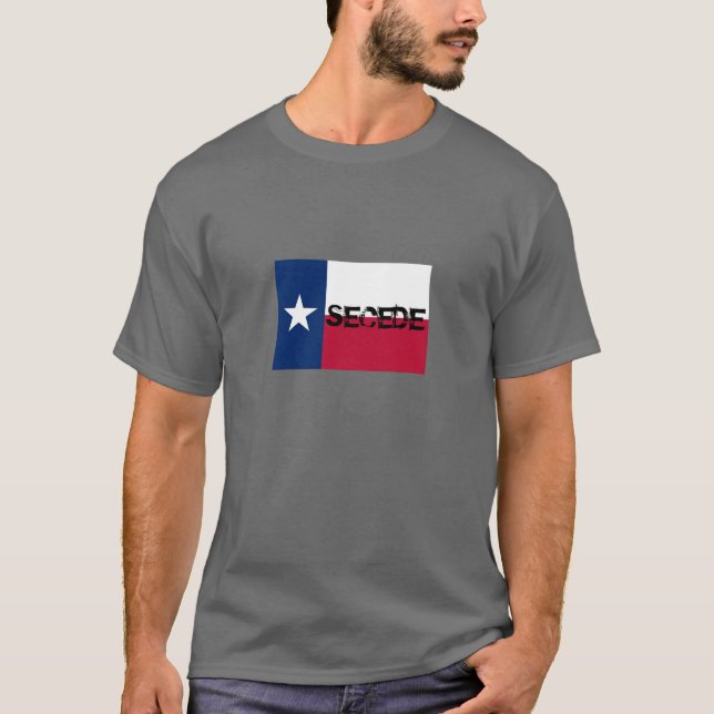Camiseta Independência de Texas - bandeira de Conrad (Frente)