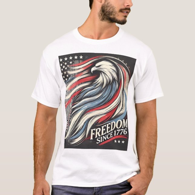Camiseta Independência dos EUA (Frente)