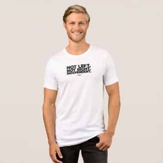 Camiseta Independente Não Esquerda, Branco