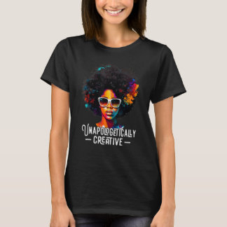 Camiseta Indesculpavelmente Criativo, História Negra Mês De