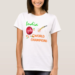 Camiseta India 2011 campeonatos do mundo do grilo ICC