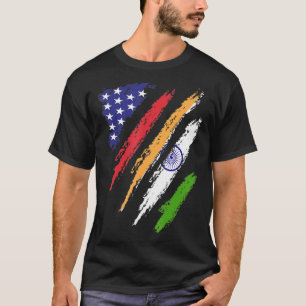 Camiseta Índia American Grown Flag USA Patriot Heritage Mon