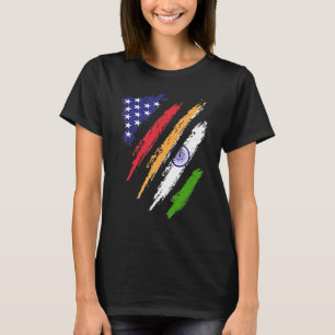 Camiseta Índia American Grown Flag USA Patriot Heritage Mon