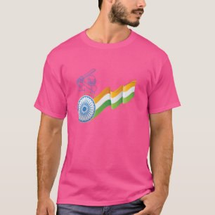 Camiseta Índia: Apoiadores da Equipe Fãs do Jogador Je