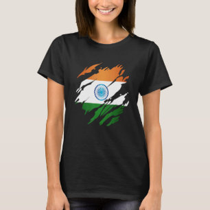 Camiseta Índia - Bandeira Índia