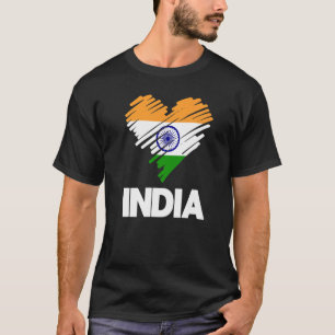 Camiseta Índia: Bandeira Ortod Dia do Coração Indígena Amor
