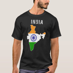Camiseta Índia: Bandeira Para Pessoas Que Amam A Índia