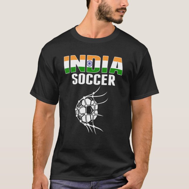 Camiseta Índia: Bola de Futebol no Net Goed Indian Futebol  (Frente)