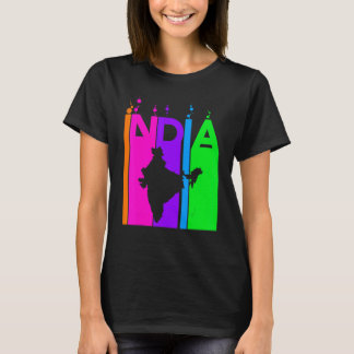Camiseta Índia Bolhas Coloridas