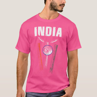 Camiseta Índia: Cricho Para Os Fãs De Críquete Indianos