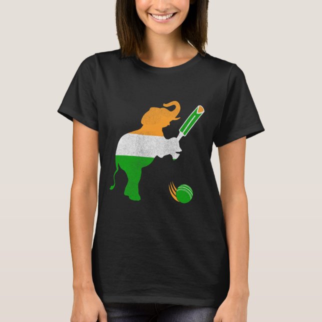 Camiseta Índia Críquete 1 (Frente)