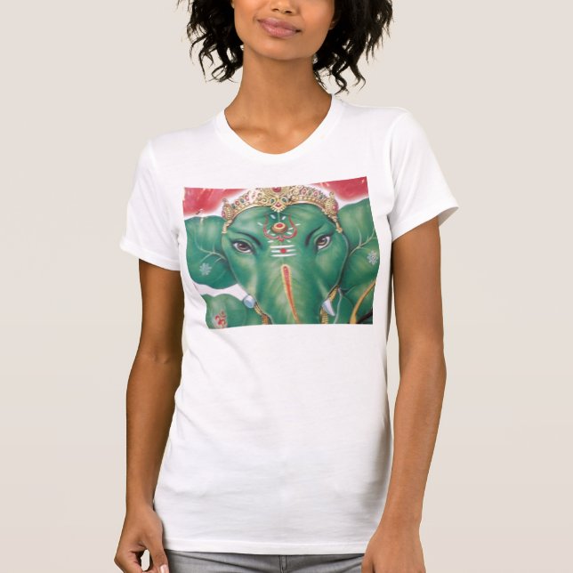 Camiseta india-deus-ganeshagreen (Frente)