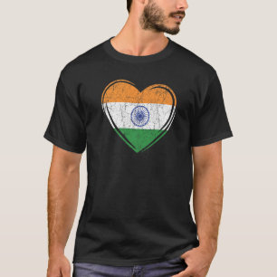 Camiseta Índia Dia da Índia Hindustani Indiano Bandeira 2