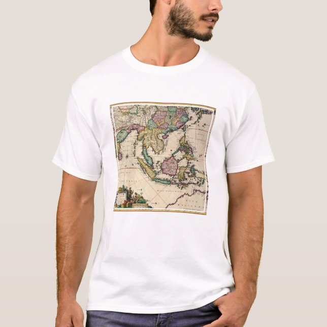 Camiseta Índia e Ceilão para a Austrália (Frente)