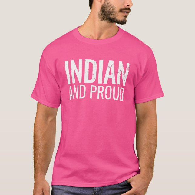 Camiseta Índia e Índia orgulhosa (Frente)