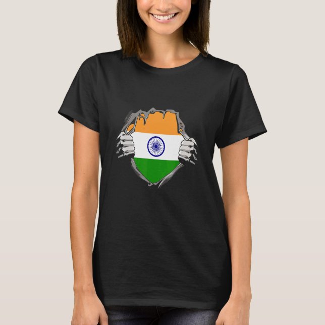 Camiseta India flag (Frente)