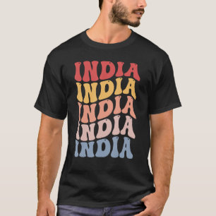 Camiseta Índia Groovy Retro Indiano