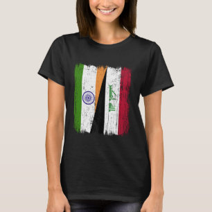 Camiseta Índia Iraque Meia Bandeira Indiano Iraquiano Jerse