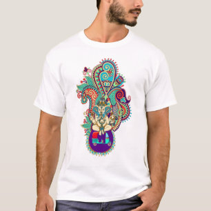 Camiseta India Jai Ho Jai Ganesh Colorful Paisley T-Shirt