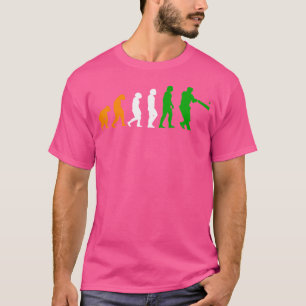 Camiseta Índia: Jogador de Críquete Evolui Equipe de Críque