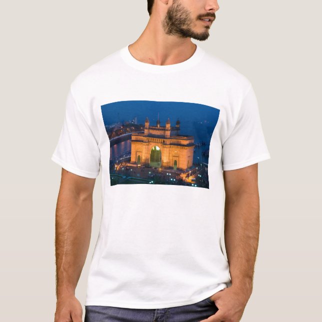 Camiseta ÍNDIA, Mumbai (Bombaim): Gateway da Índia / (Frente)