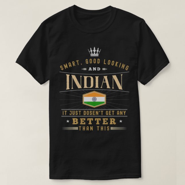 Camiseta Índia: Souvenirs para Indianos (Frente do Design)