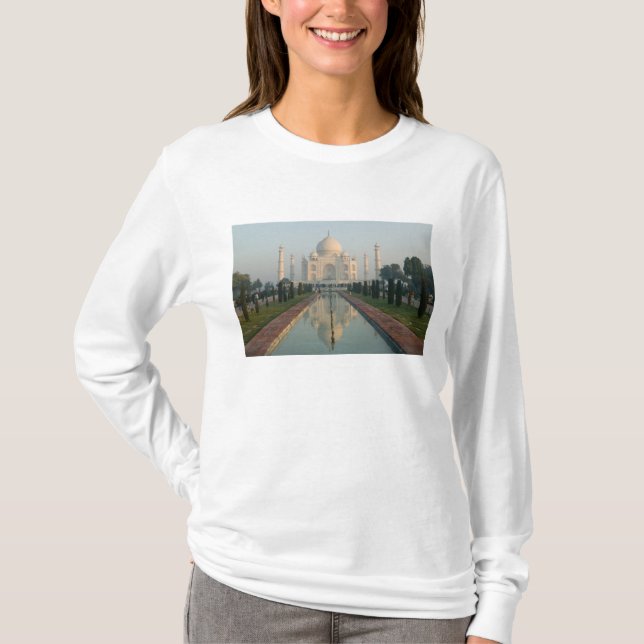 Camiseta ÍNDIA, Uttar Pradesh, Agra: Taj Mahal, Manhã (Frente)