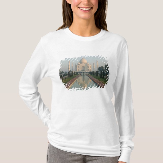 Camiseta ÍNDIA, Uttar Pradesh, Agra: Taj Mahal, Manhã (Frente)