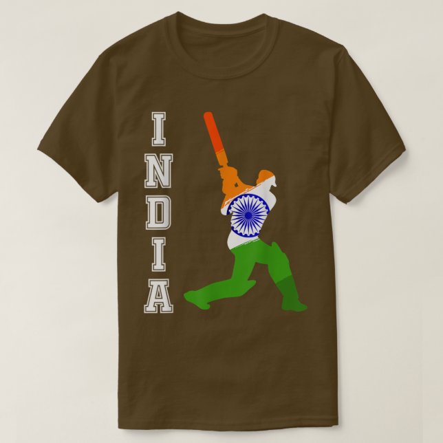 Camiseta Indian Cricket Jersey India Cricket Team Lover Sup (Frente do Design)